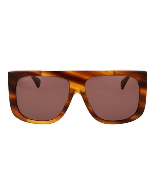 Max Mara Brown Acetate Sunglasses
