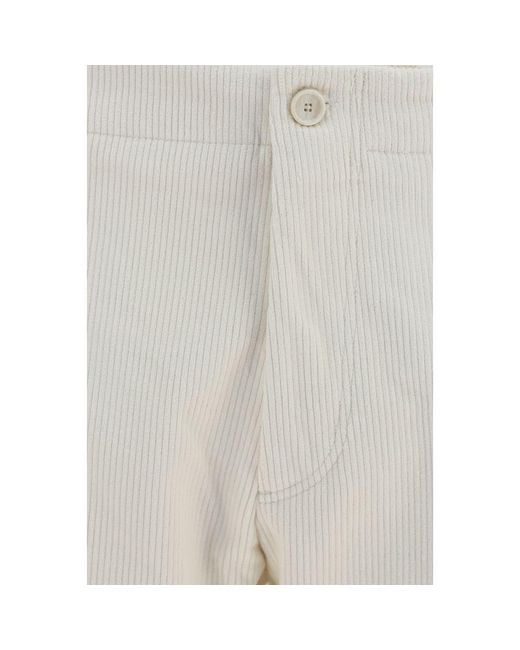 Lardini Gray Beige Viscose Casual Pants for men
