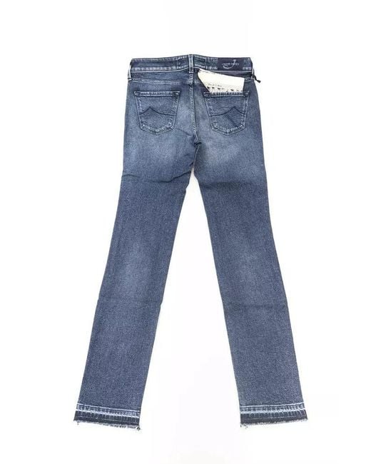 Jacob Cohen Blue Cotton Jeans