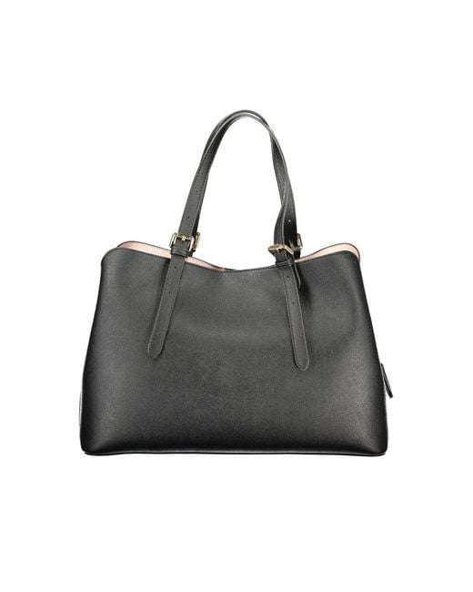 Twinset Black Twinset Polyurethane Tote