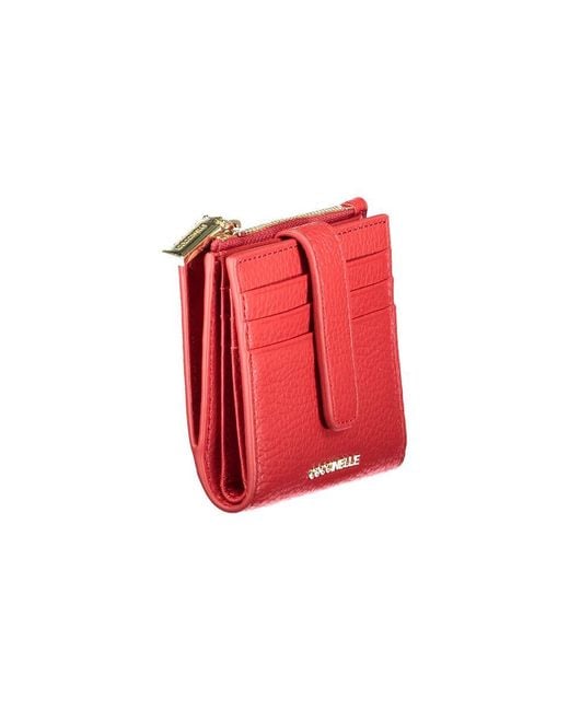 Coccinelle Red Rosso Leather Wallet