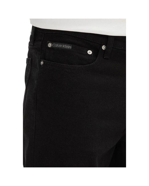 Calvin Klein Black Cotton Bermuda for men
