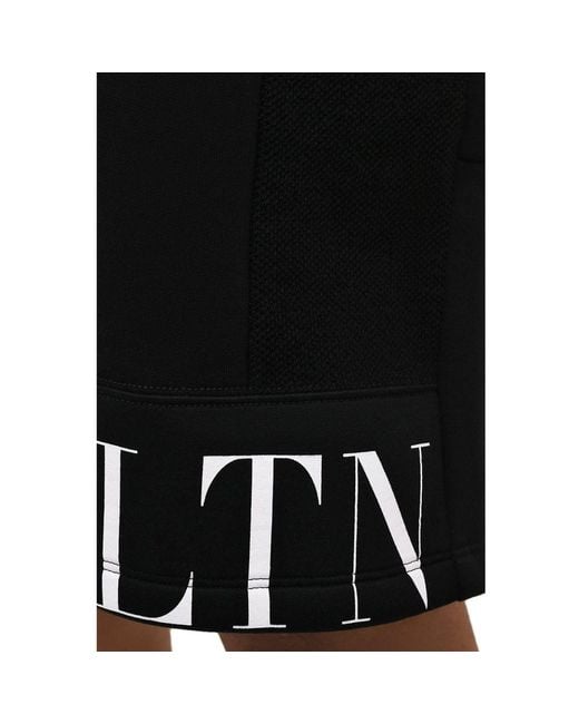 Valentino Garavani Black Modal Shorts for men