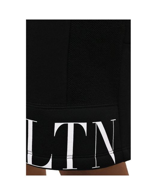 Valentino Black Track Shorts for men