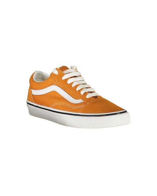Vans Orange Arancione Polyester Sneaker