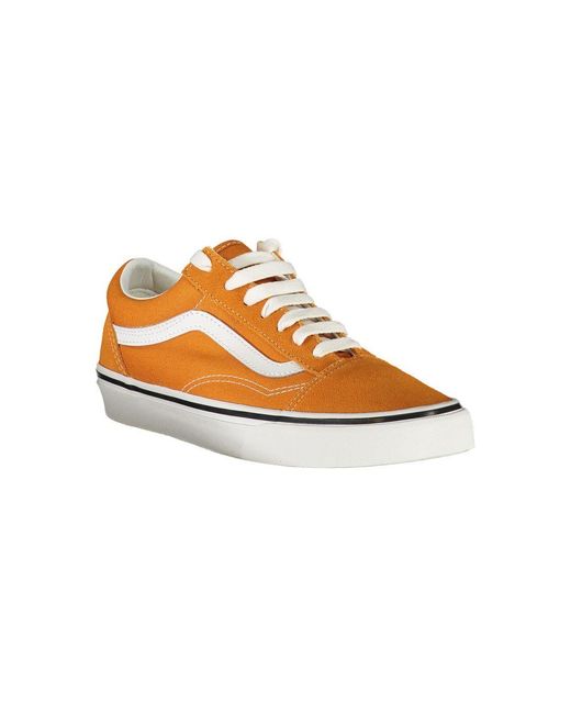 Vans Orange Arancione Polyester Sneaker