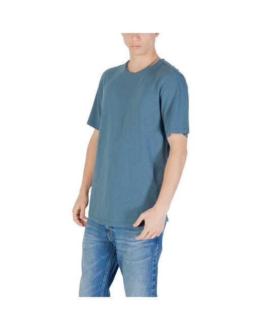 Jack & Jones Blue Cotton T for men