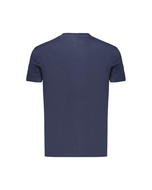 Tommy Hilfiger Blue Blu Cotton Mens T for men