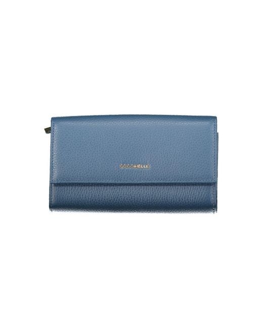 Coccinelle Blue Leather Wallet