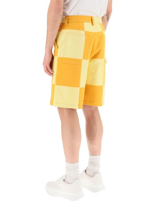 Jacquemus Yellow 'le Shorts Tecido' for men