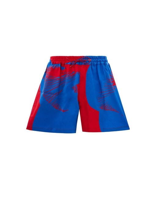 Bottega Veneta Blue Viscose Short for men