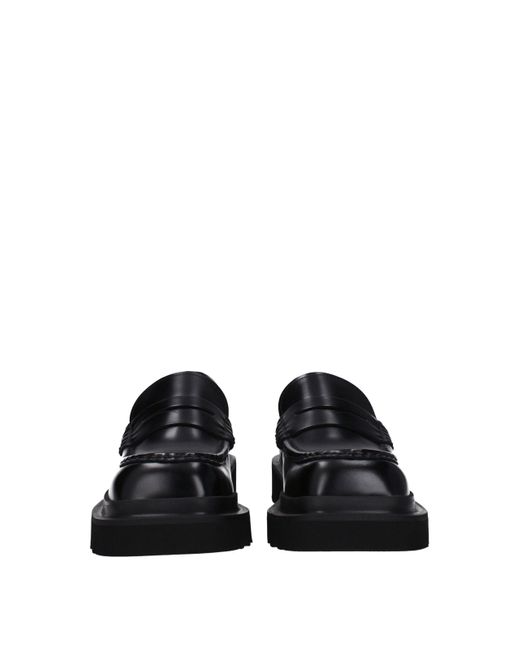 Dolce & Gabbana Black Leather Loafer for men