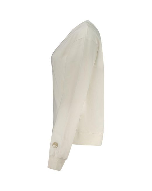 North Sails White Cotton Sweatshirt