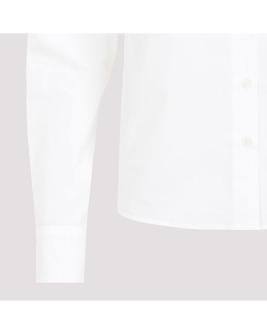 Fabiana Filippi Optical White Cotton Shirt | Lyst