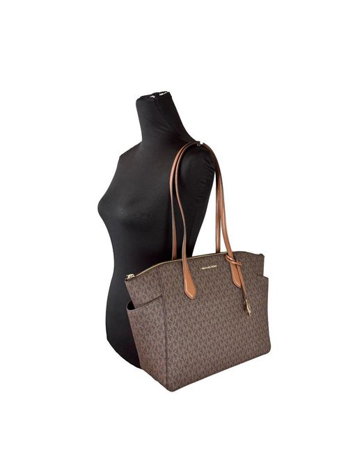 Michael Kors Black Marilyn Medium Signature Tote Bag Purse