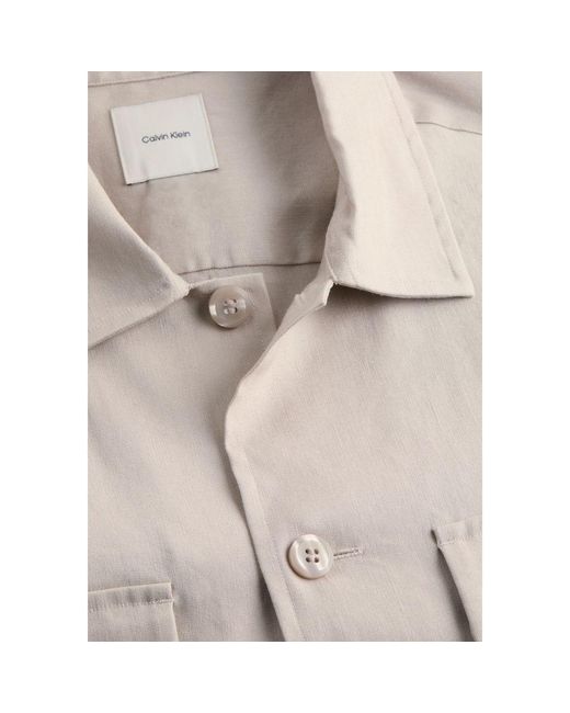 Calvin Klein Natural Lyocell Shirt for men