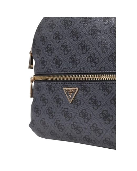Guess Blue Gray Polyethylene Backpack