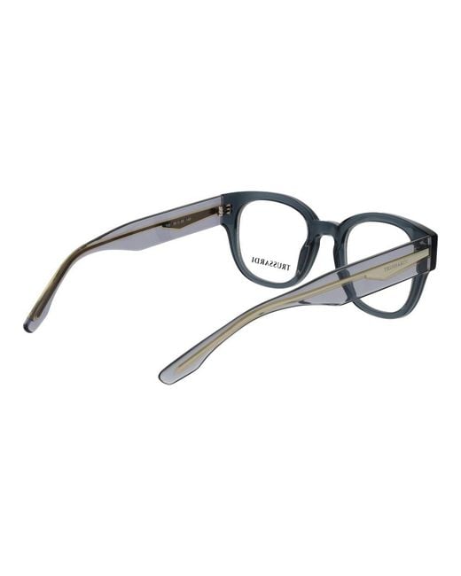 Trussardi Blue Gray Acetate Glasses (frames)