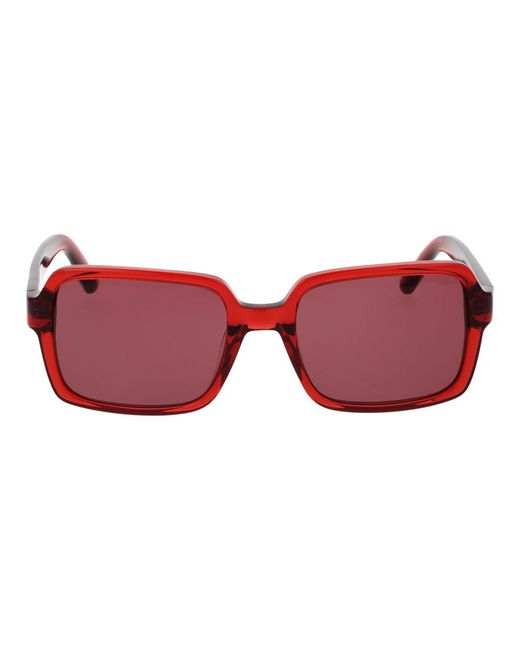 Gcds Red Plastic Sunglasses