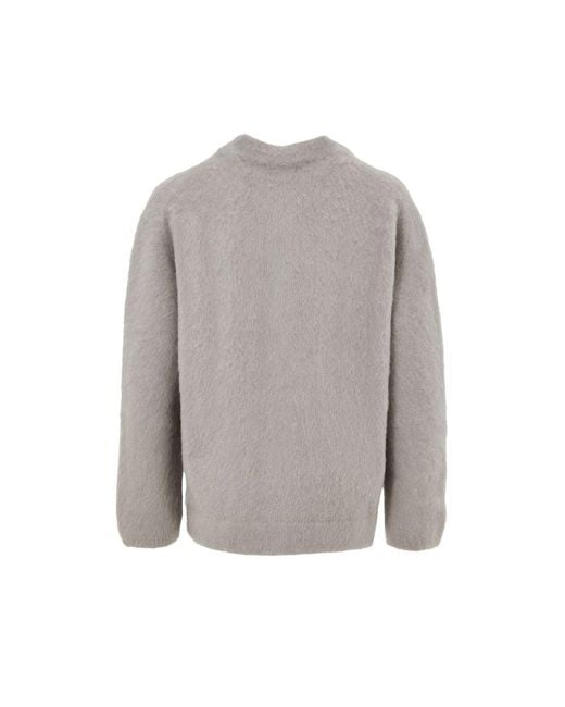 Gran Sasso Gray Wool Cardigan