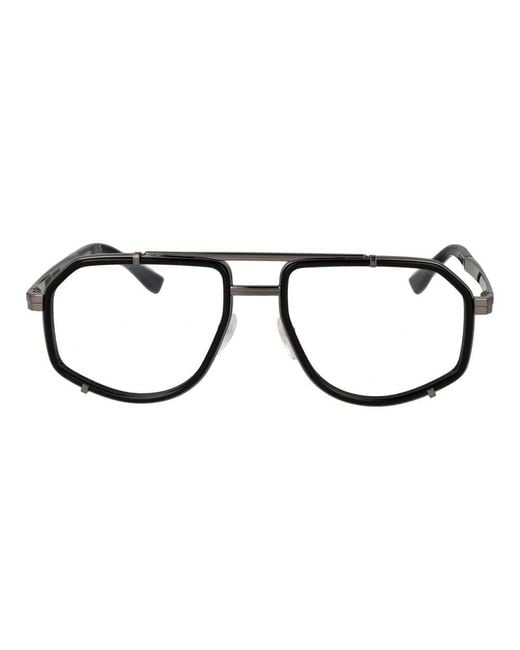 DSquared² Black Metal Glasses (frames) for men