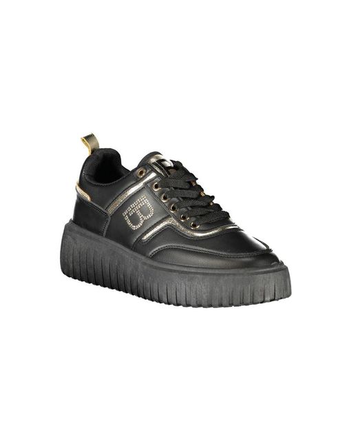 Laura Biagiotti Black Polyester Sneaker