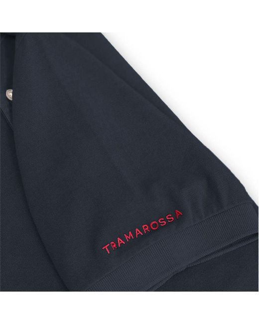 Tramarossa Blue Cotton Polo Shirt for men