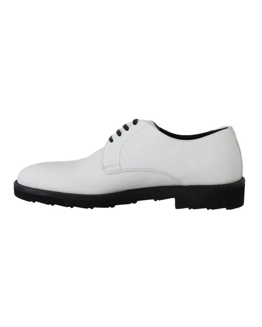 Dolce & Gabbana Black Leather Derby Dress Formal Shoes for men