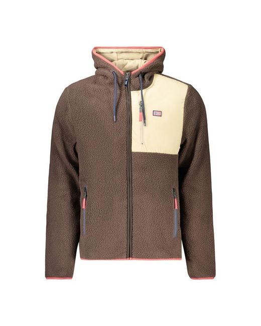 Norway 1963 Brown Polyester Sweatshirt for men