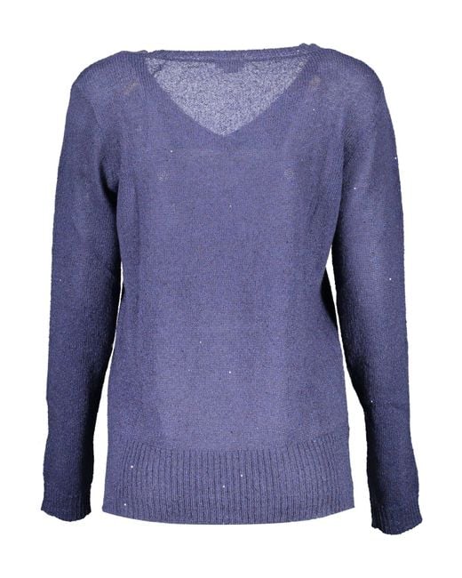 U.S. POLO ASSN. Blue Nylon Sweater