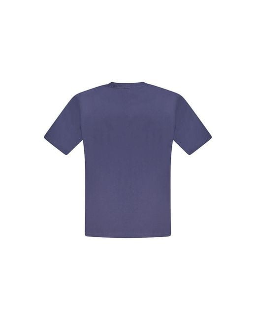 North Sails Blue Cotton T-Shirt for men