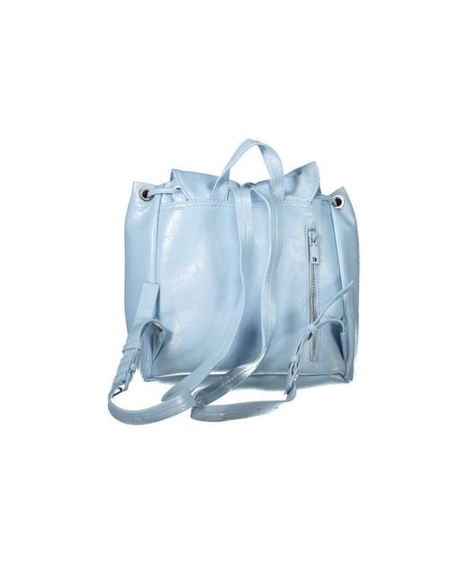 Desigual Blue Azzurro Poliuretano Backpack
