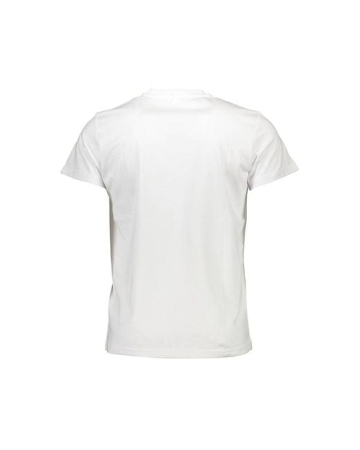 DIESEL White Cotton Mens T for men
