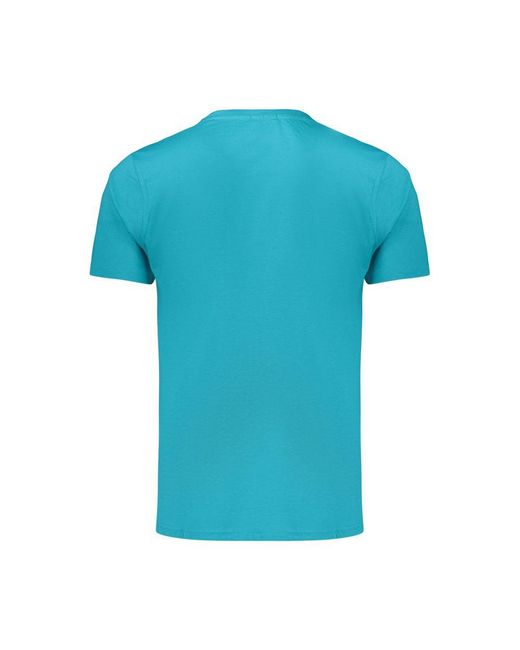 COVERI MOVING Blue Azzurro Cotton Men's T for men