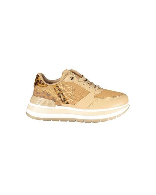 Laura Biagiotti Metallic Marrone Polyurethane Sneaker