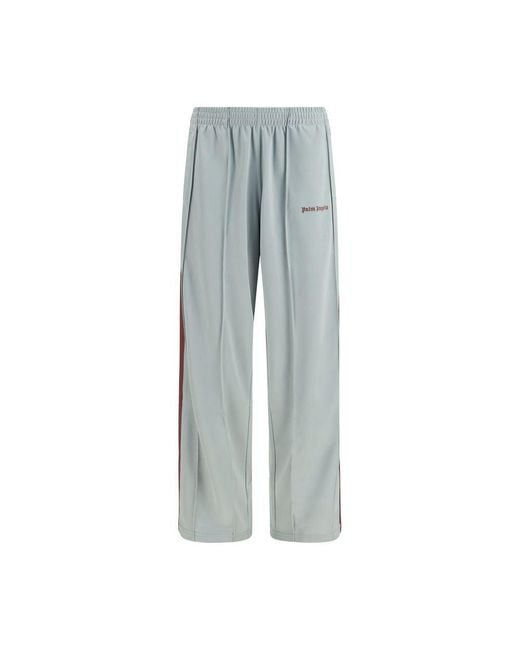 Palm Angels Blue Polyester Joggers (workout Pants) for men