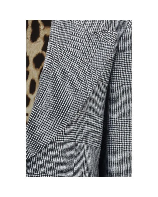 Dolce & Gabbana Gray Wool Oves Aries Blazer
