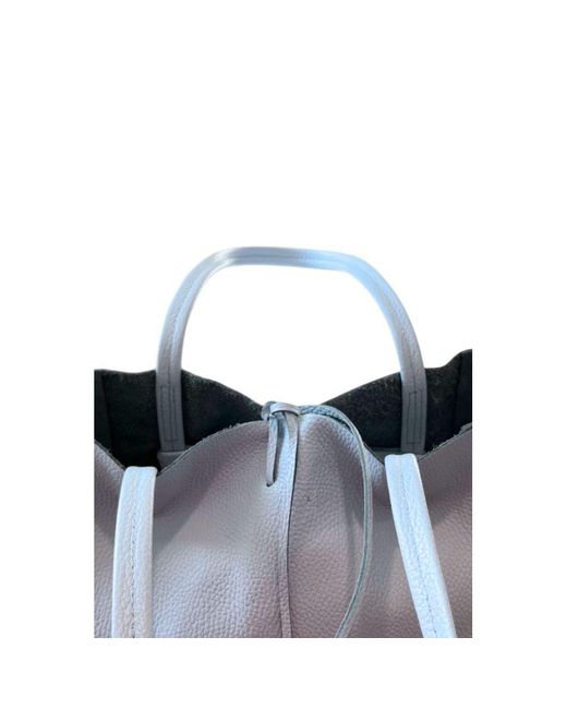 Baldinini Blue Cowhide Clutch Bag