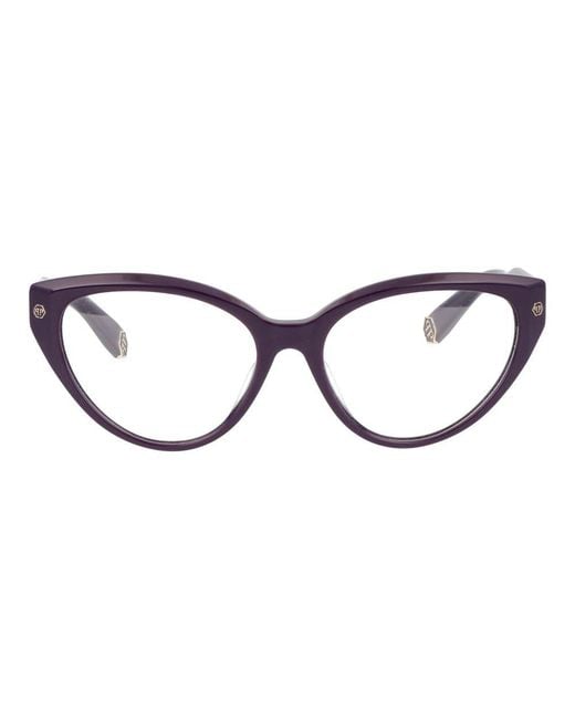 Philipp Plein Blue Cellulose Acetate Glasses (Frames)