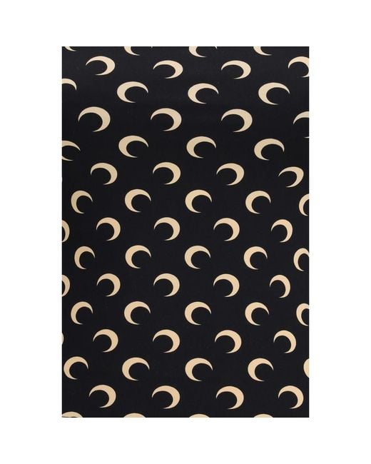 MARINE SERRE Black Polyamide Top