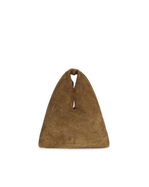 Manebí Brown Calf Leather Bos Taurus Shoulder Bag