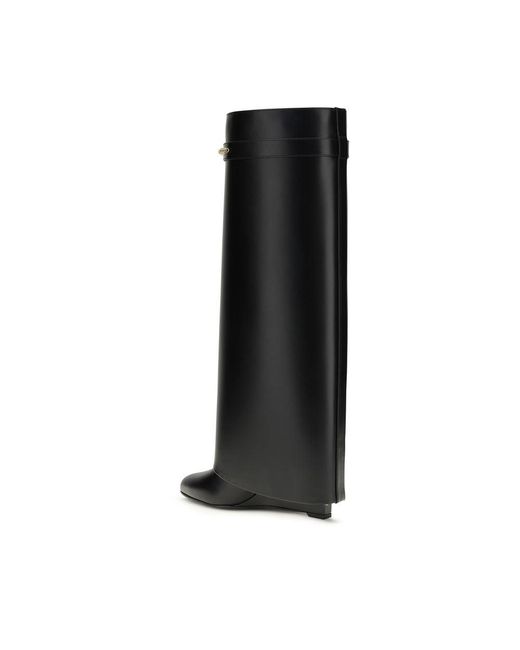 Givenchy Black Calf Leather Bos Taurus Boots
