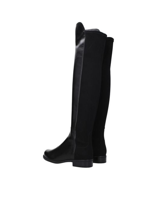 Stuart Weitzman Black Overtheknee Boots