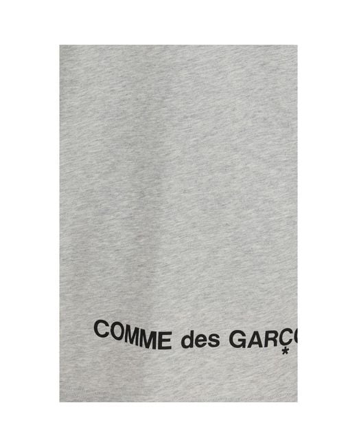 Comme des Garçons Gray Cotton T for men