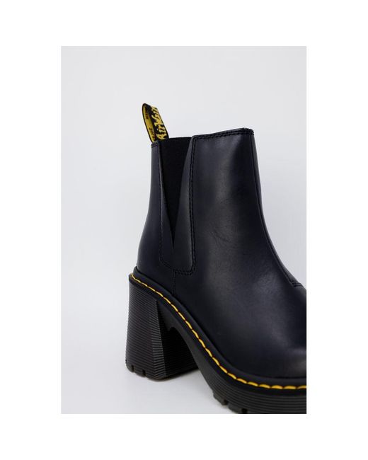 Dr. Martens Black Leather High Heel Pumps