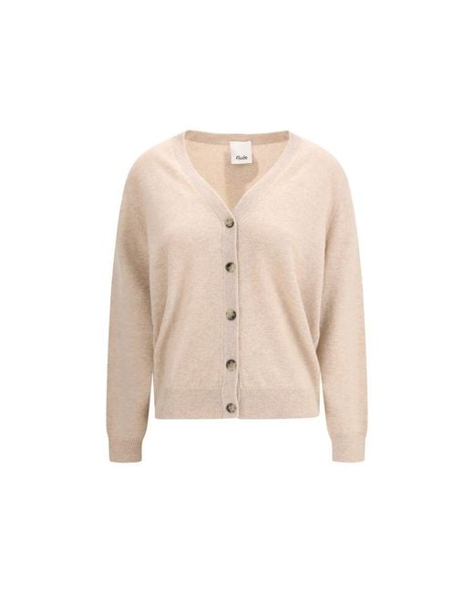 Allude Natural Cashmere Cardigan