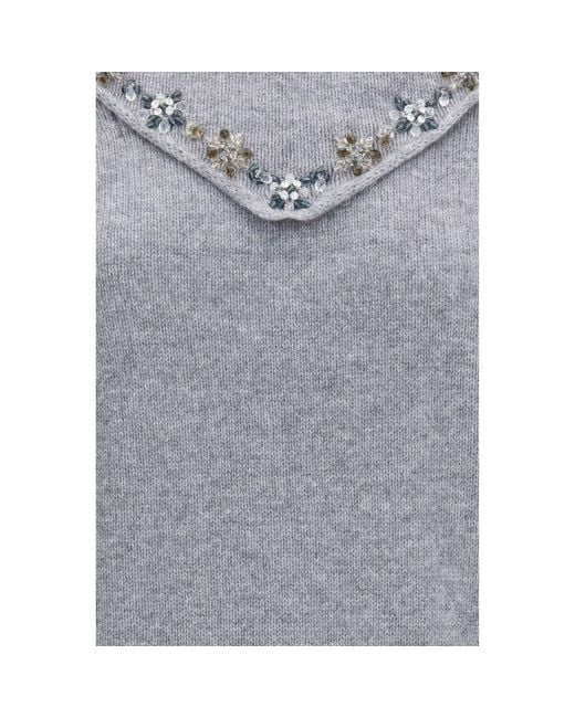 Prada Gray Cashmere Sweatshirt