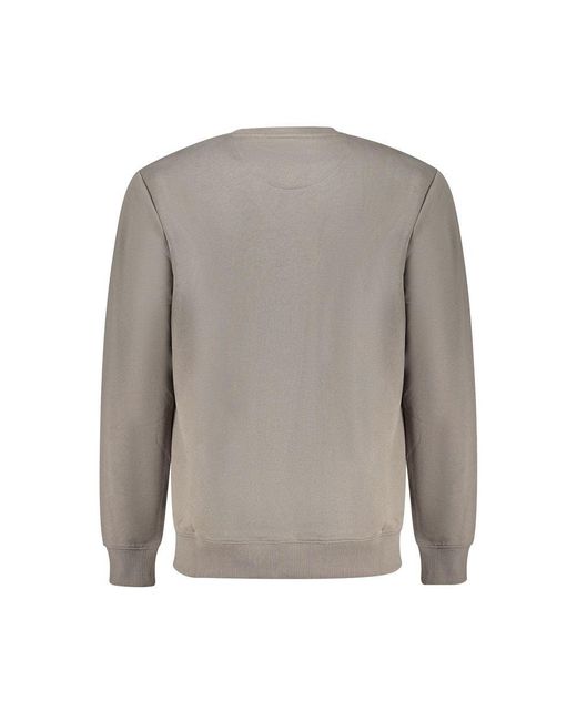Lee Jeans Gray Cotton Sweater for men