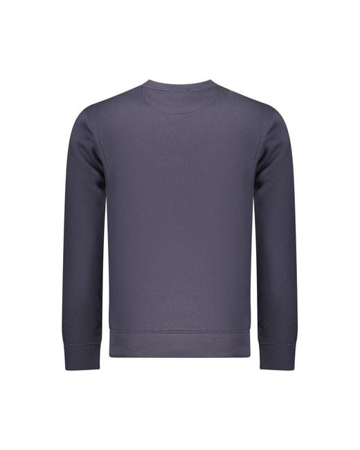 COVERI MOVING Blue Cotton Men Sweatshirt for men