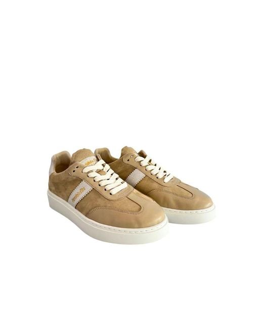 Pantofola D Oro Natural Beige Suede Men Sneaker for men